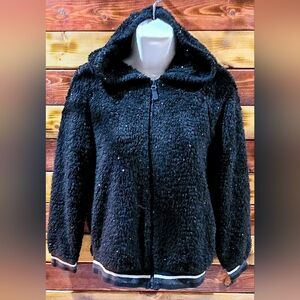 Wonder Nation YTH LARGE 10/12 Plush Zip-Front Hoodie ADLT X SMALL